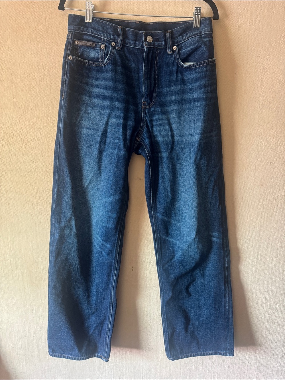 Calvin Klein Classic Blue Straight-Leg Jeans